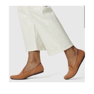 Rothy’s The Loafer In Brown Fawn Size 10 Knit Flats Shoes Almond Round Spring